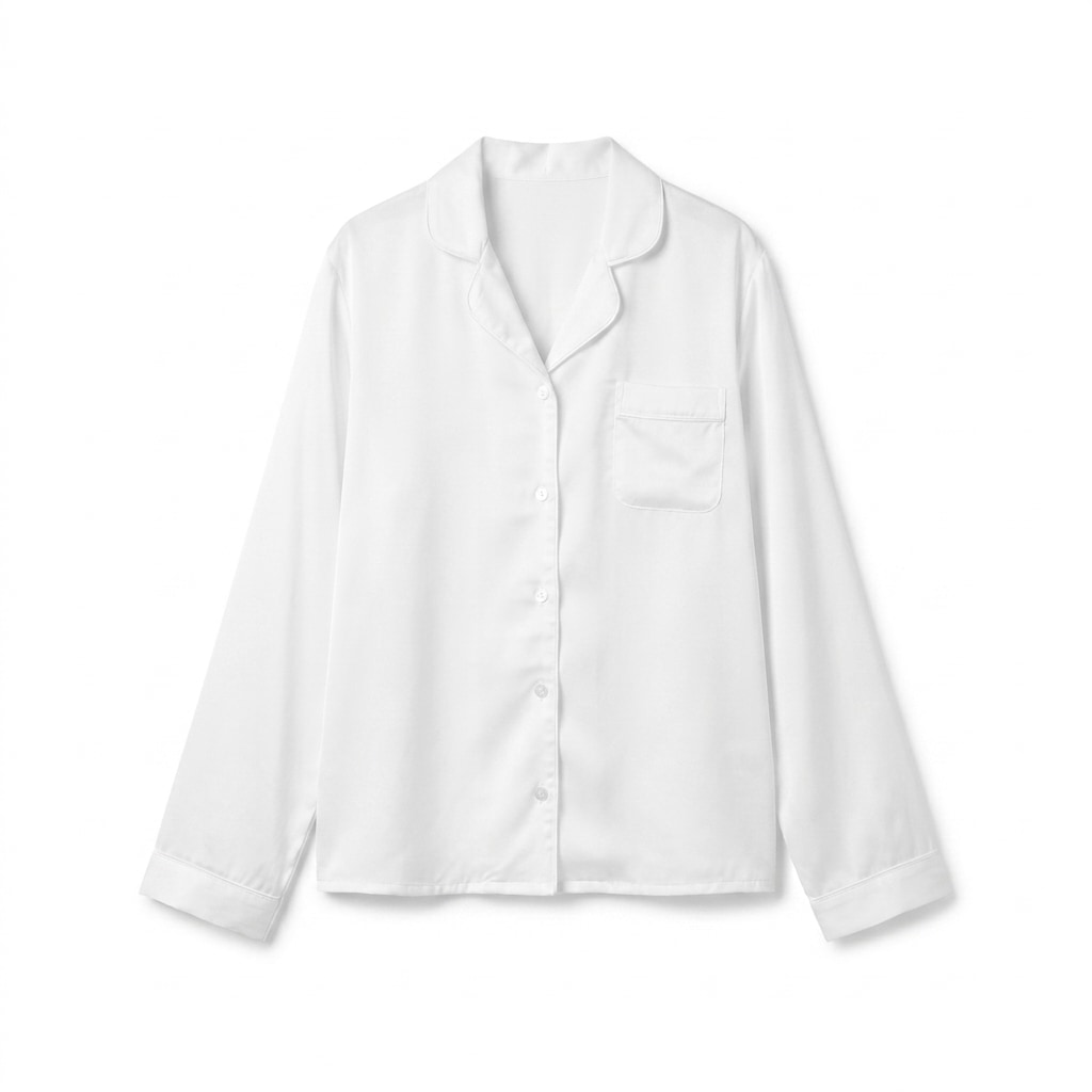 All-Over Print Long Sleeve Pajama Top — hero product shot