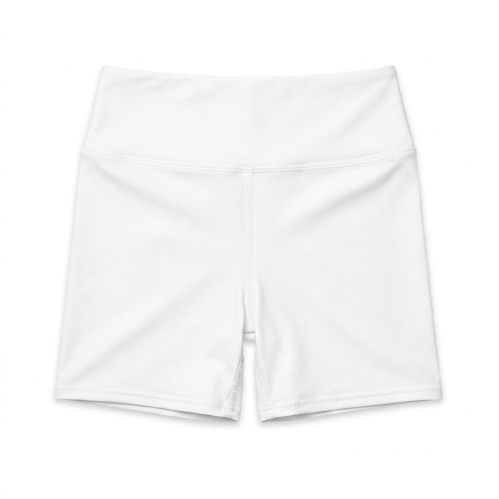 All-Over Print Yoga Shorts — hero product shot