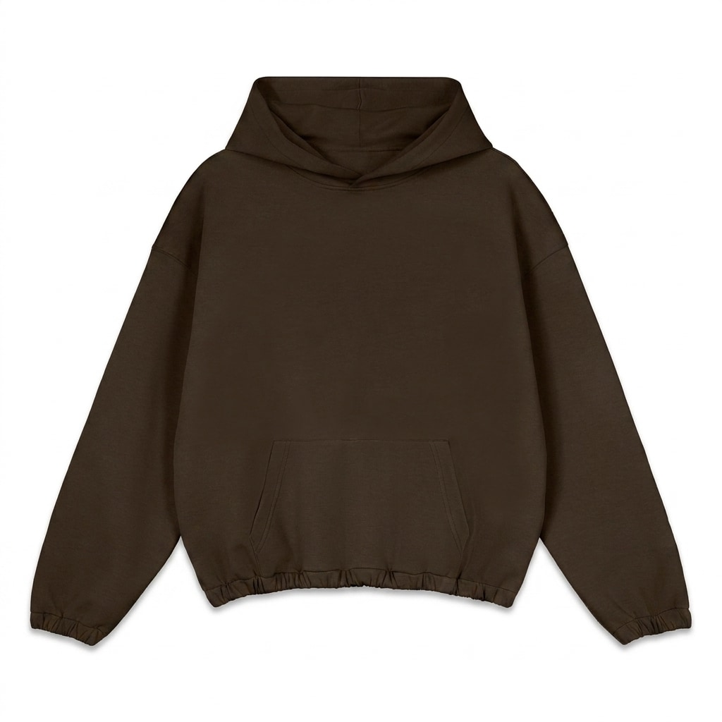 Boxy Cinched Hem Hoodie — hero product shot