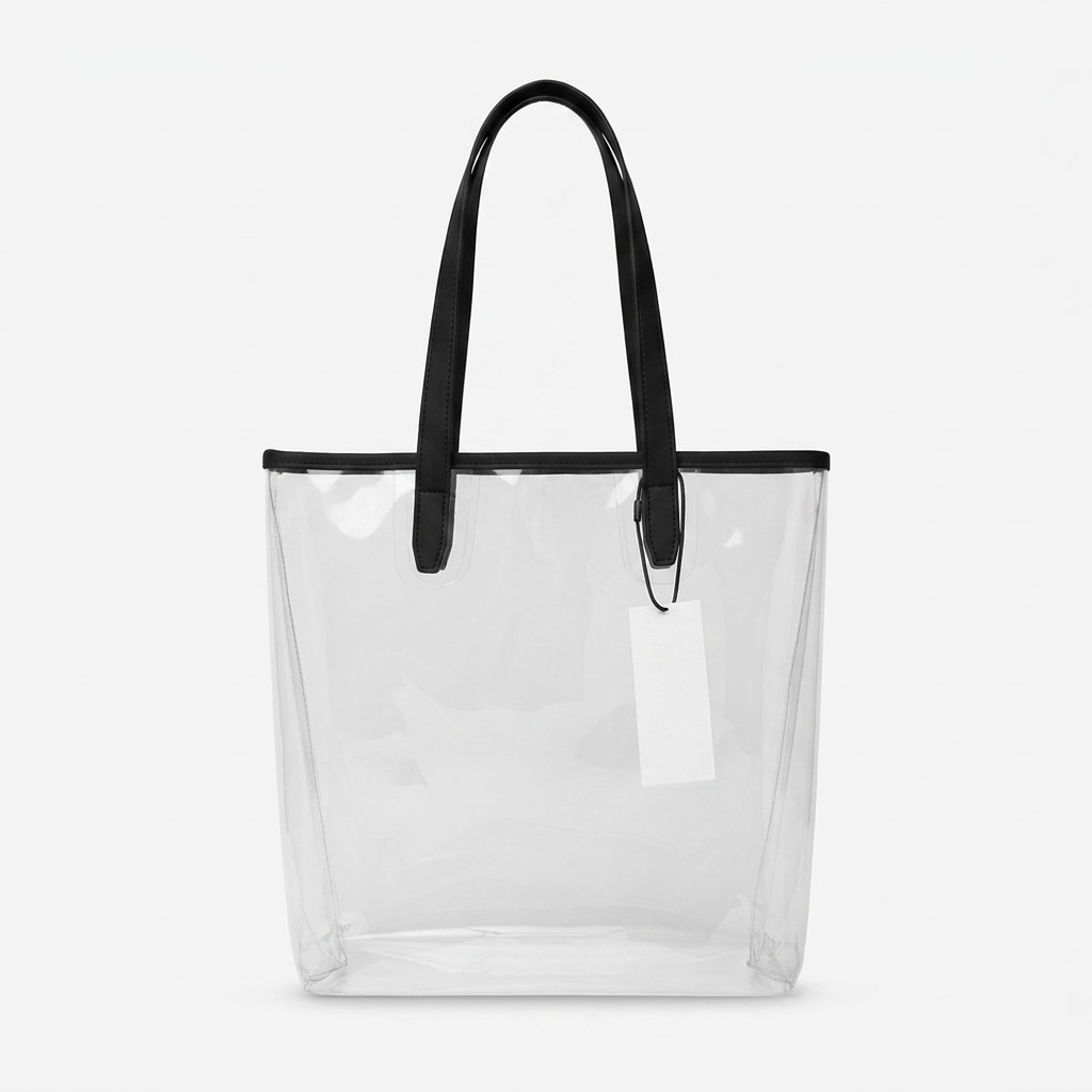 Clear Utility Tote Bag — hero product shot