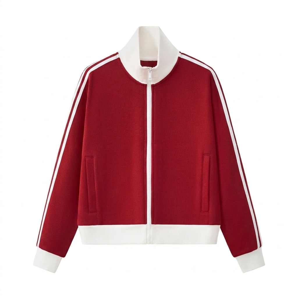 Cropped Track Jacket — hero product shot