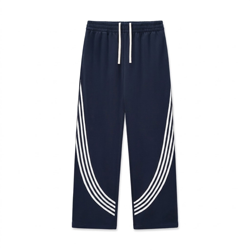 Curved Stripe Sweatpants — hero product shot