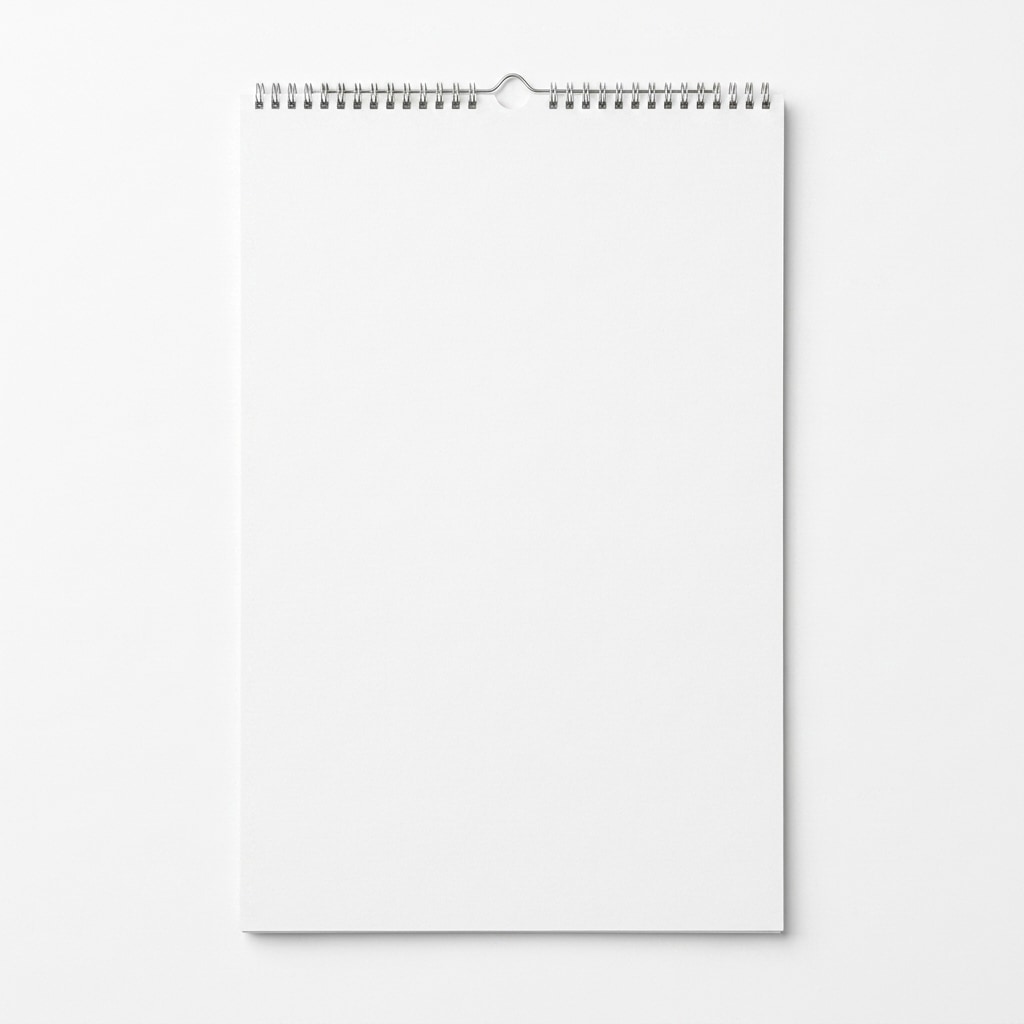 Custom 2025 Wall Calendar — hero product shot