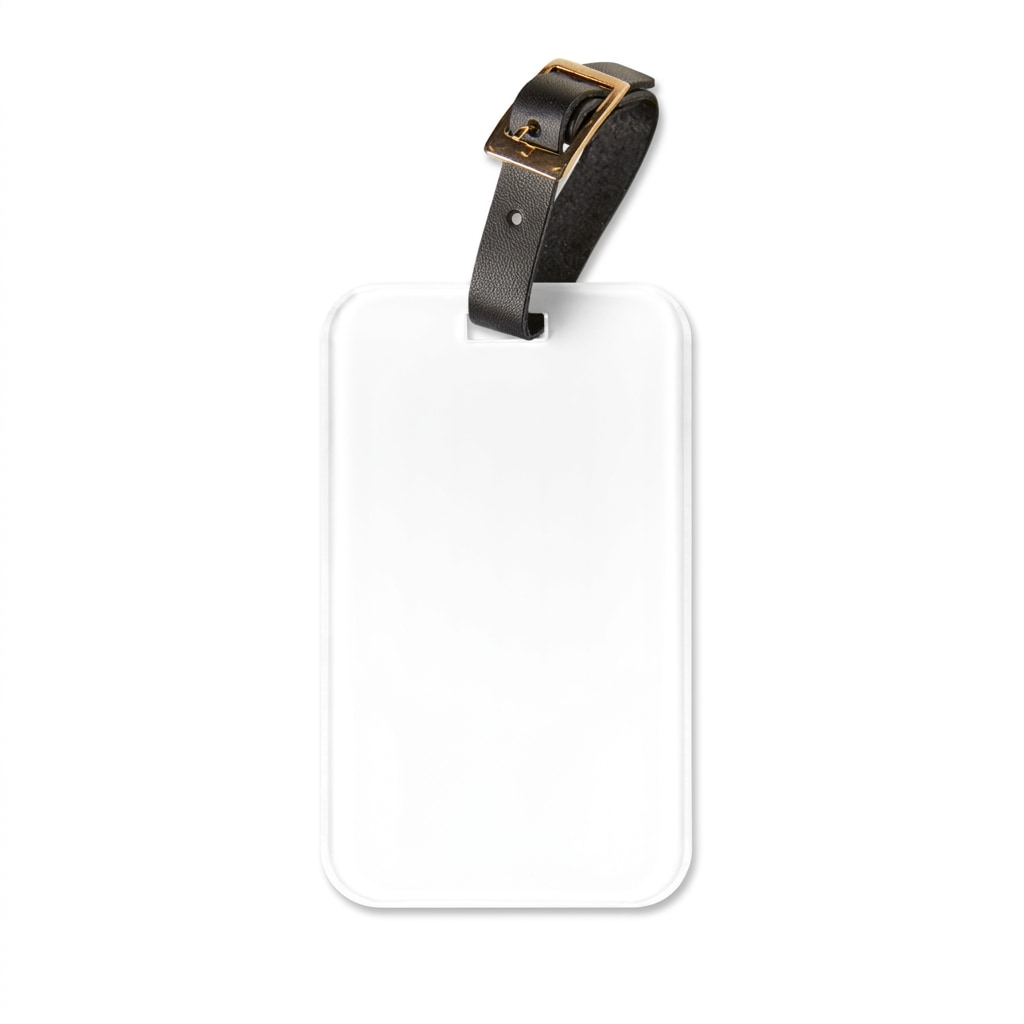 Custom Acrylic Luggage Tag — hero product shot