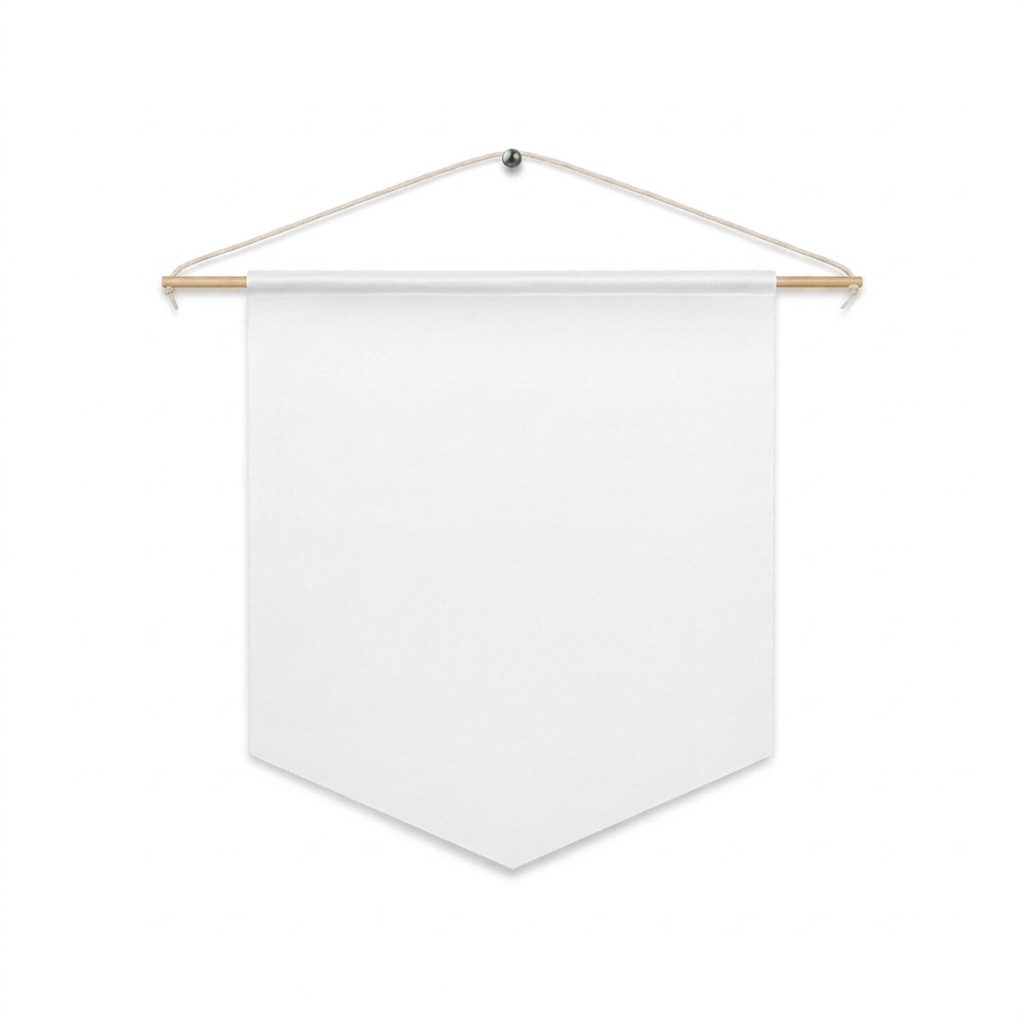 Custom Polyester Pennant — hero product shot