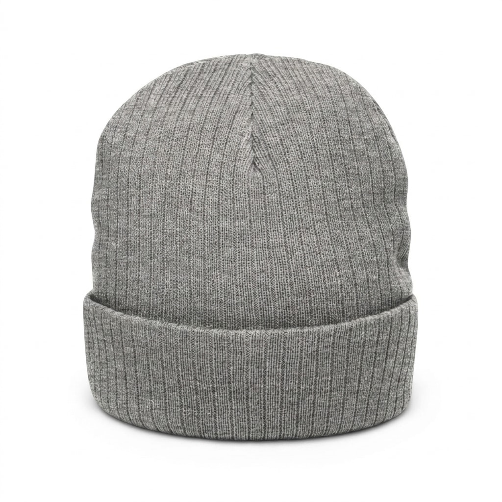 Ribbed Knit Beanie — hero product shot