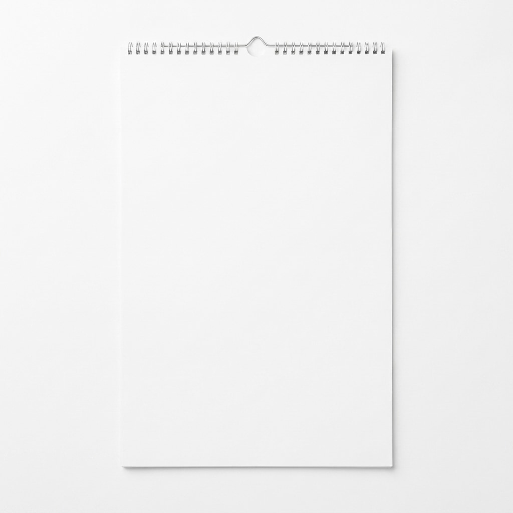 Custom Wall Calendar — hero product shot