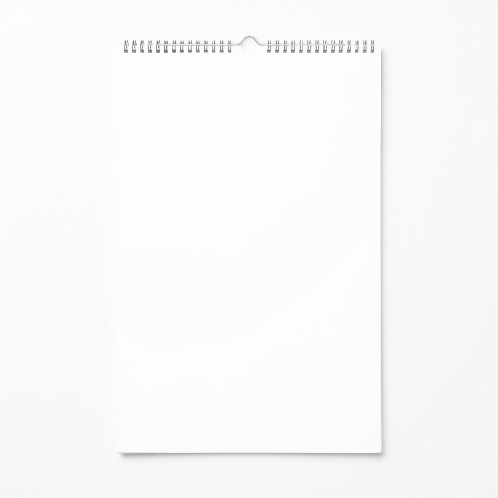 Custom Wall Calendar — hero product shot
