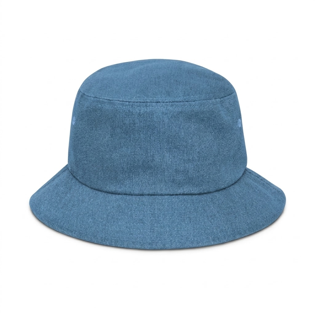 Denim Bucket Hat — hero product shot