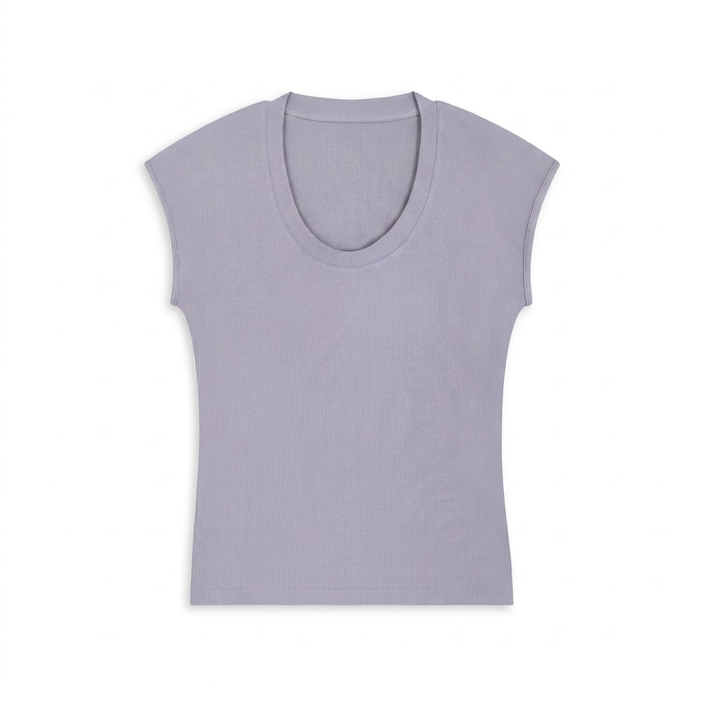 Fitted Sleeveless T-Shirt — hero product shot