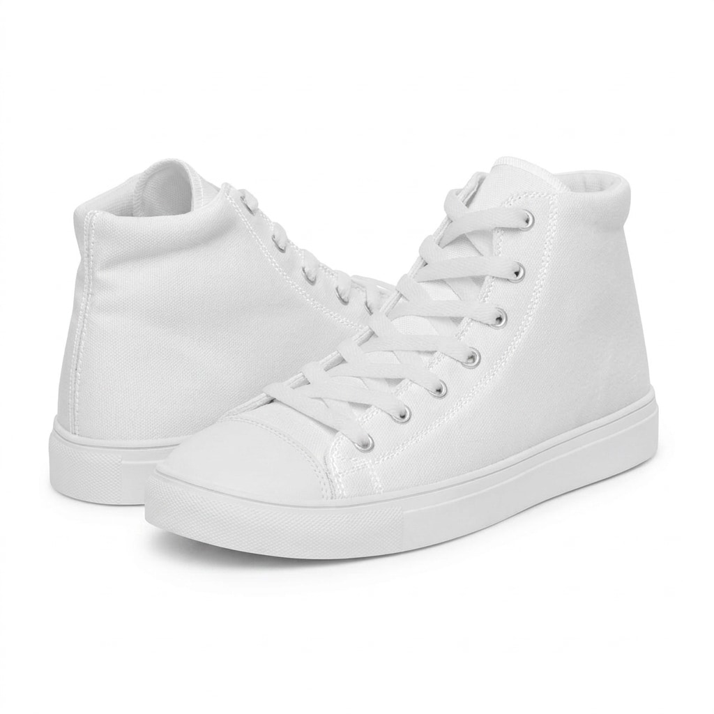 High-Top Canvas Shoes — hero product shot