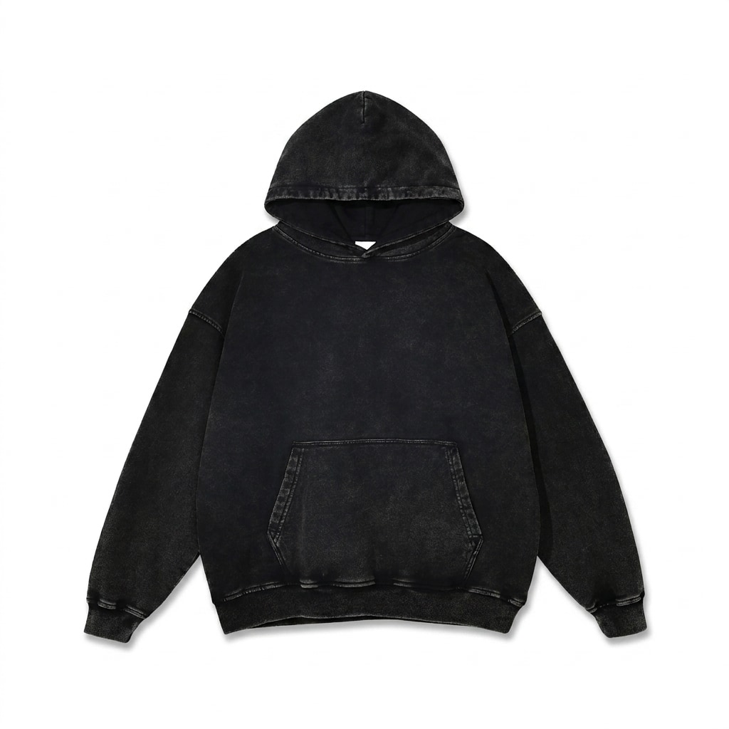 Snow Washed Loose Hoodie — hero product shot