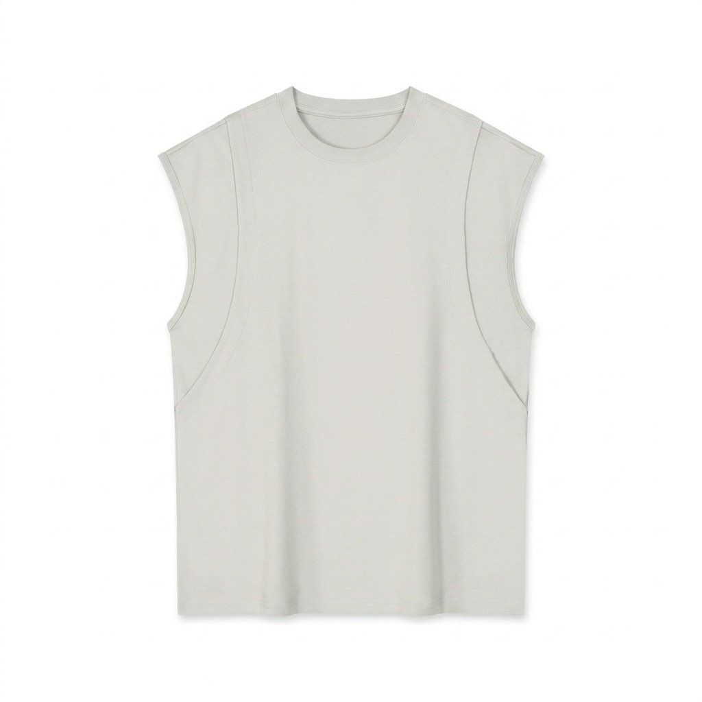 Spliced Panel Muscle Tee — hero product shot