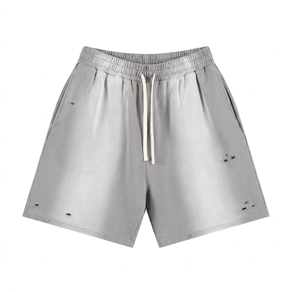 Sun Fade Distressed Shorts — hero product shot