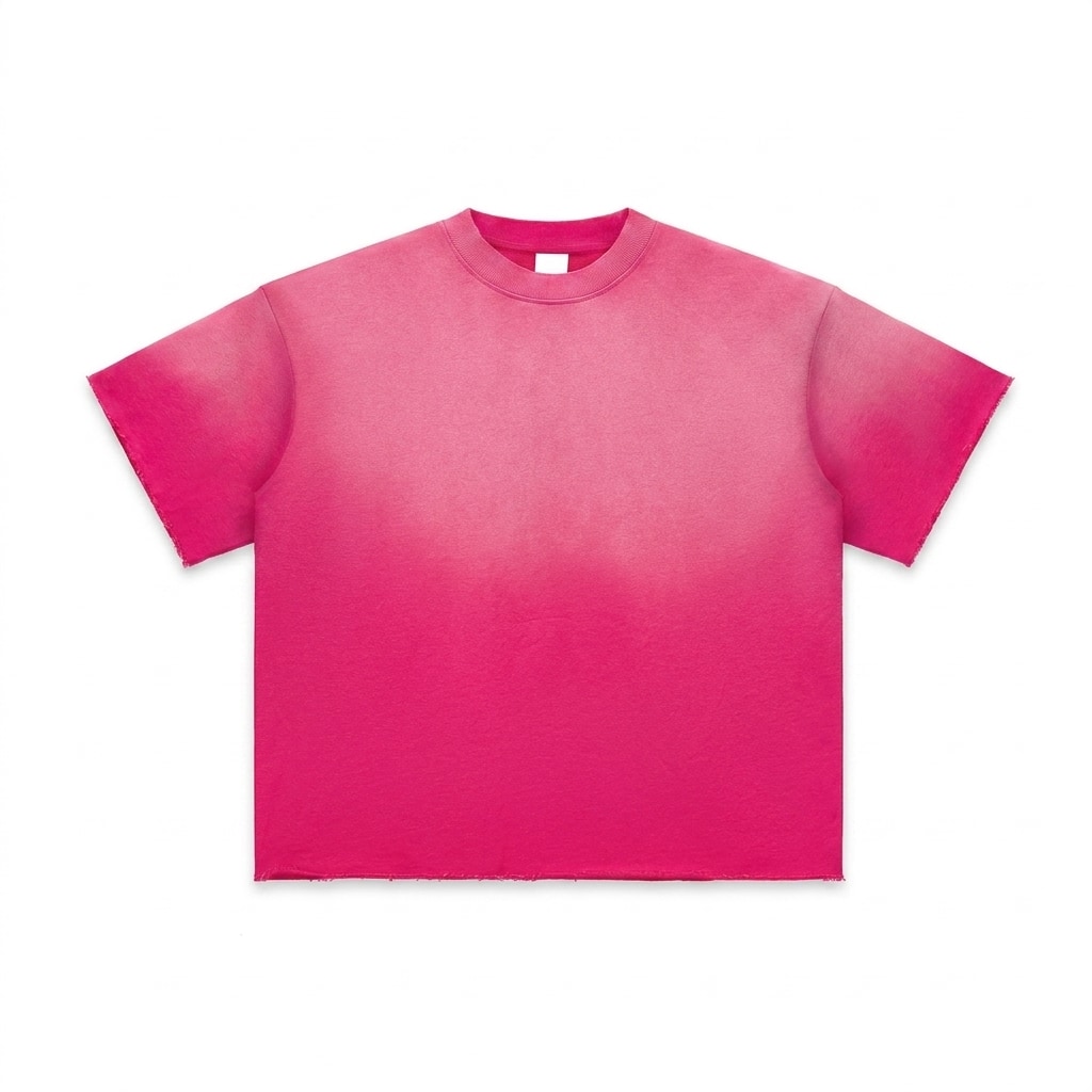 Sun Fade Raw Edge T-Shirt — hero product shot