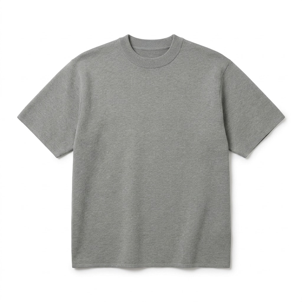 Unisex Knitted T-Shirt — hero product shot