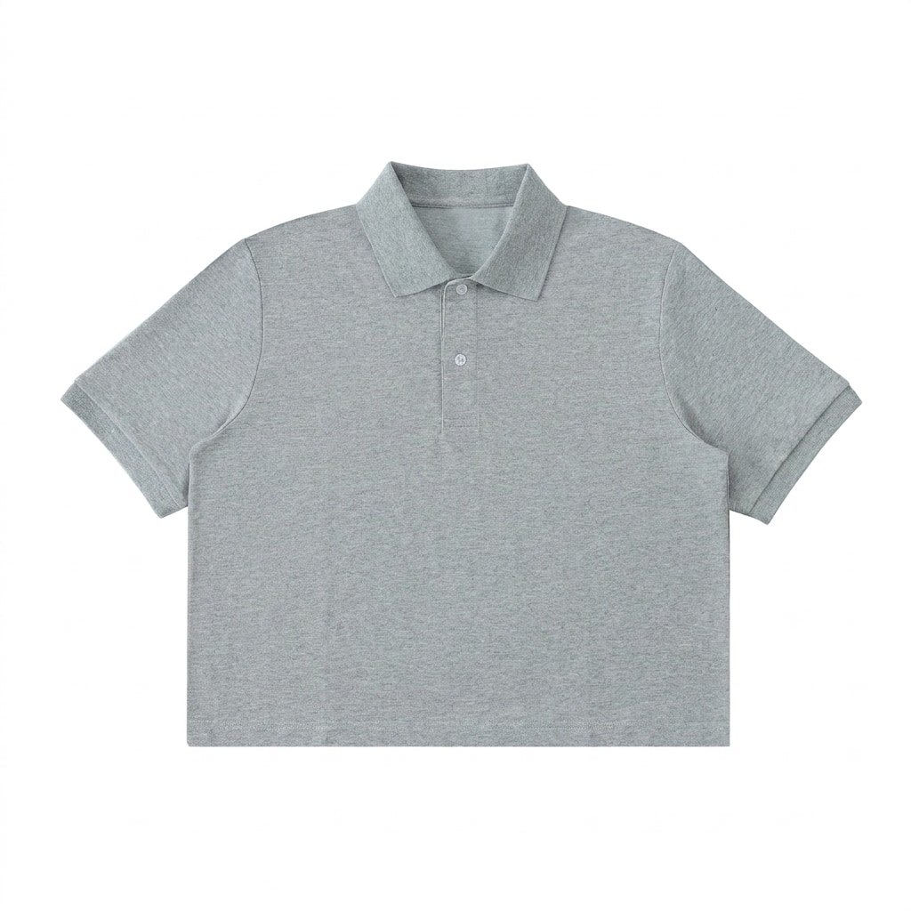 Cropped Polo Shirt — hero product shot