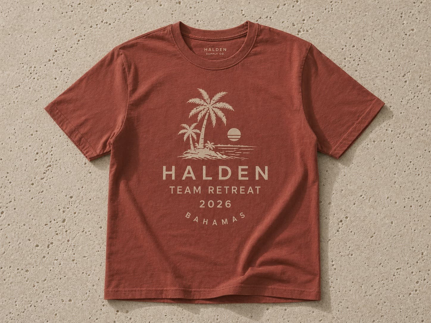 Event check-in with branded swag