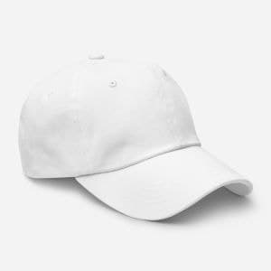 Washed cotton dad cap