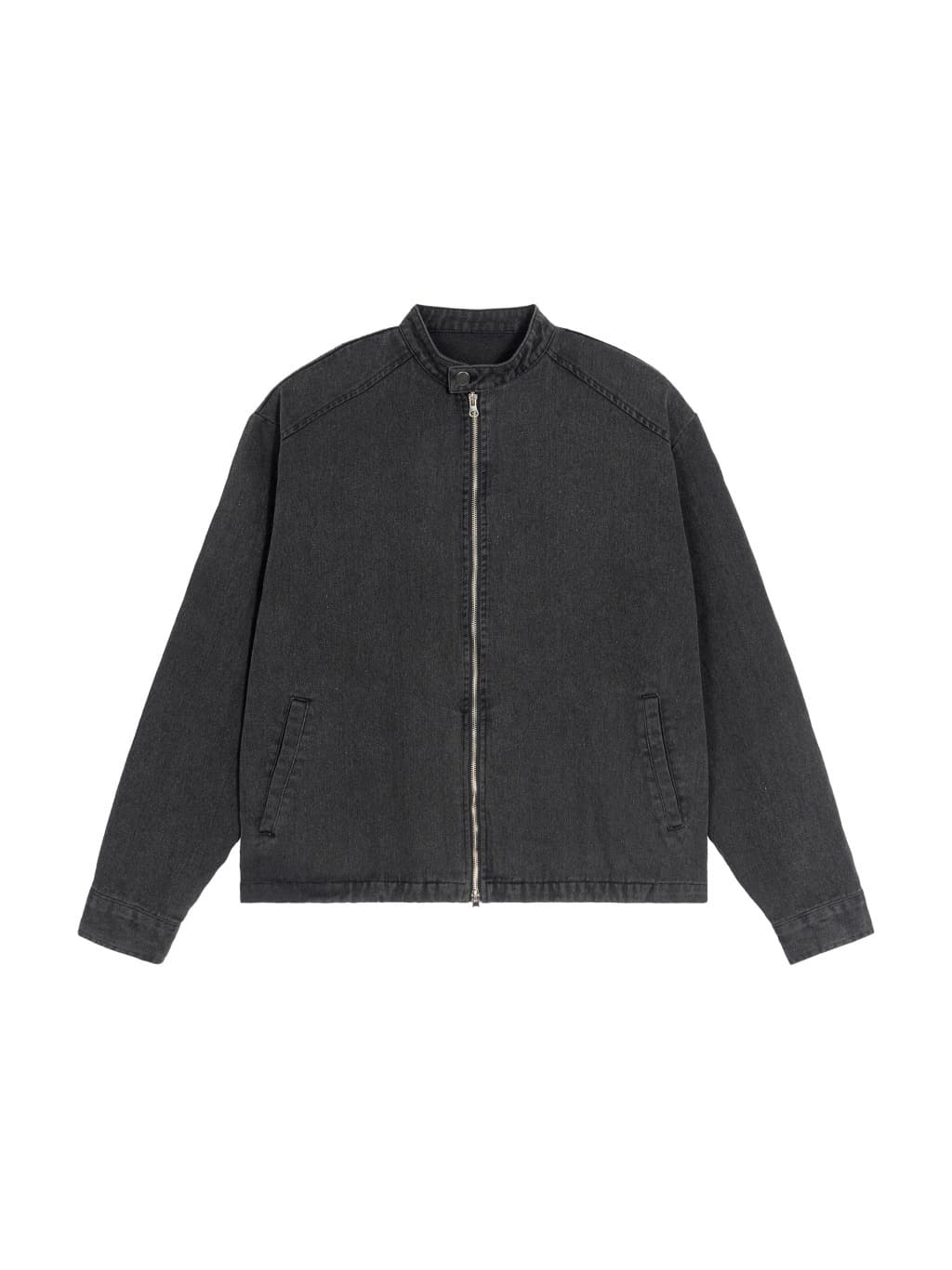 Denim vintage-washed jacket