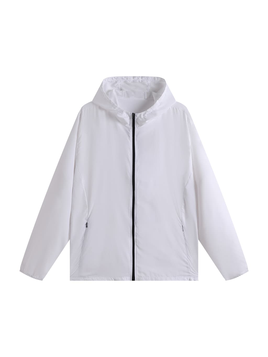 Soft hooded sports jacket