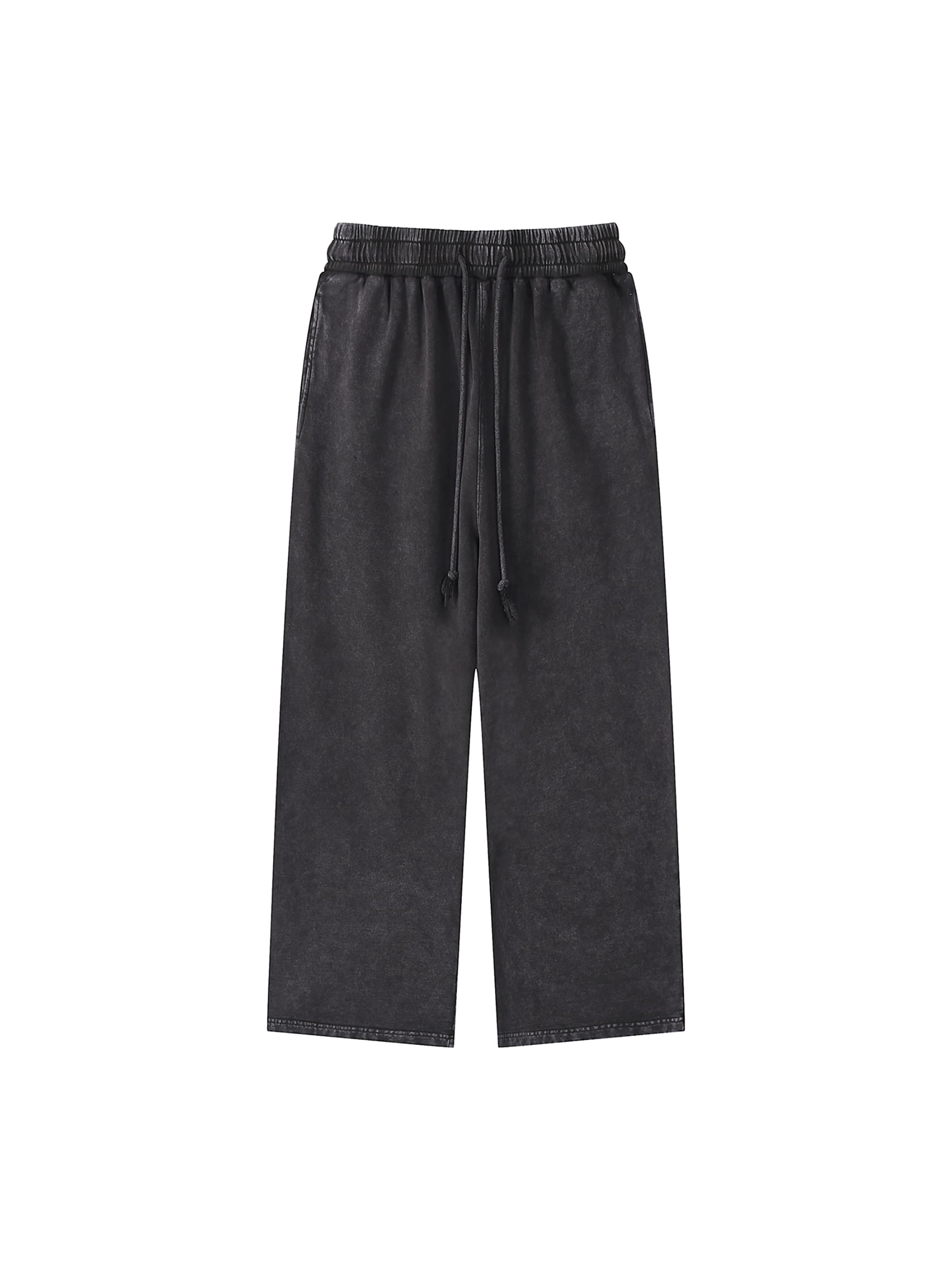 Custom Snow Washed Straight Leg Pants — Bottoms