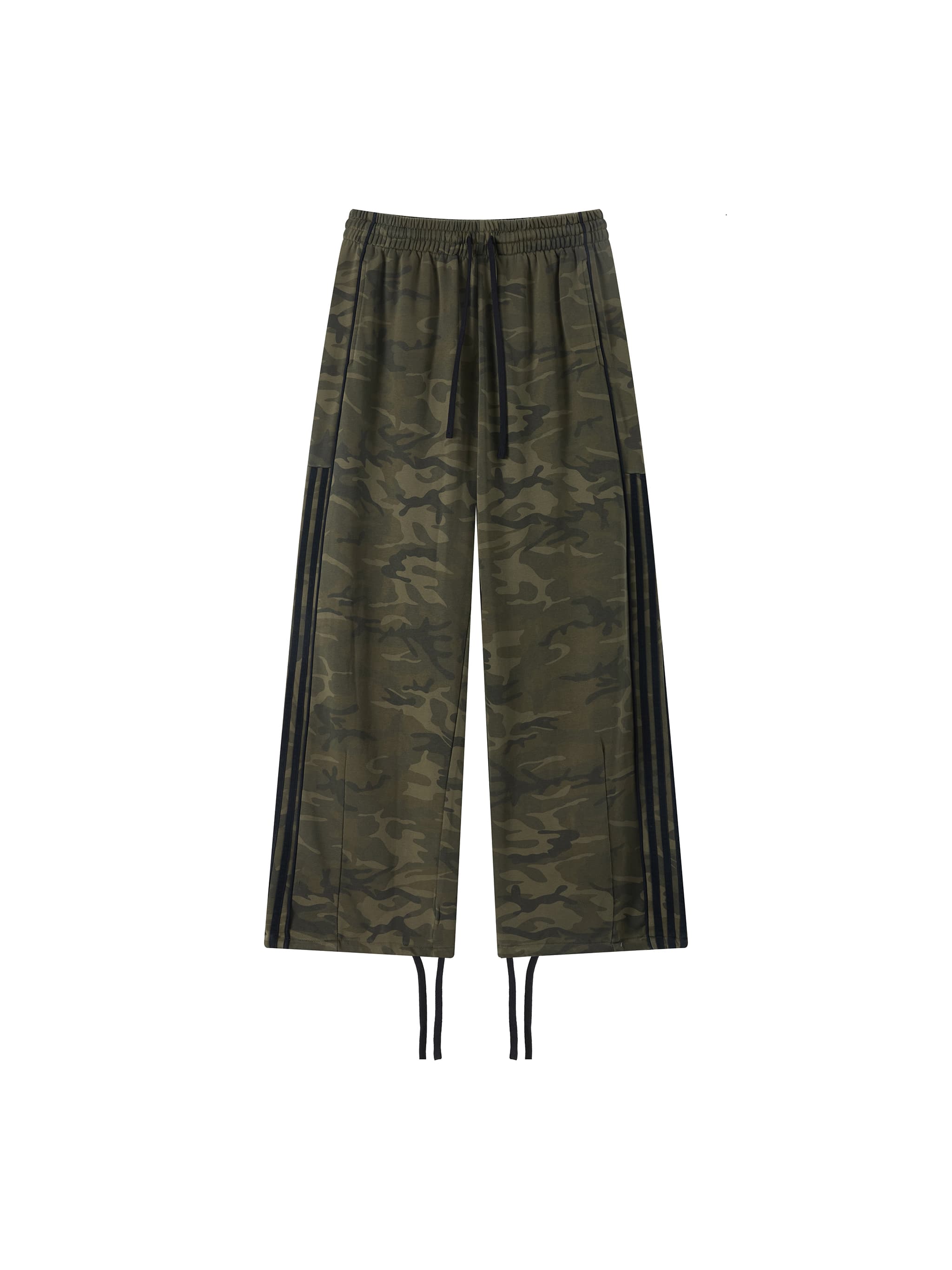 Custom Unisex Camo Wide Leg Sweatpants — Bottoms