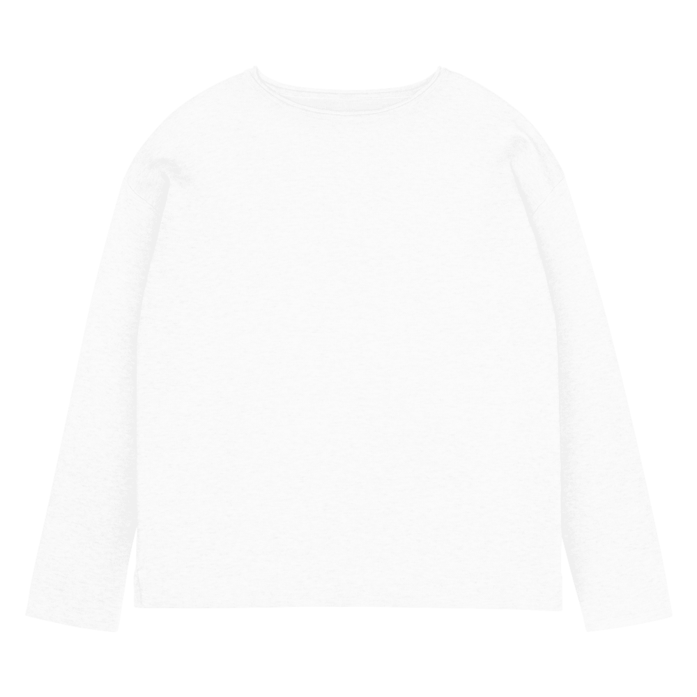 Women's Knitted Sweater — Custom · Flat lay · front