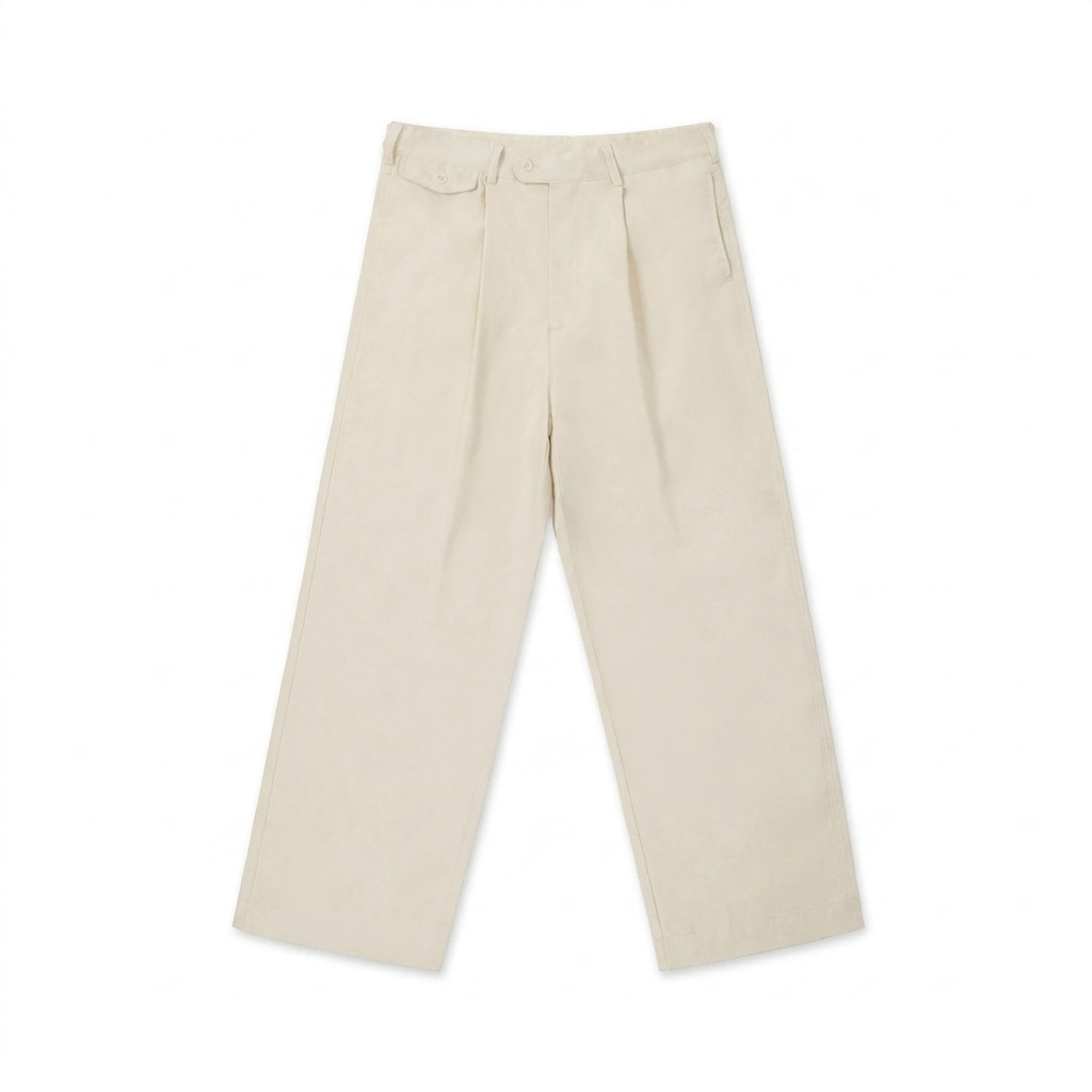 Adjustable Waist Straight-Leg Pants — hero product shot