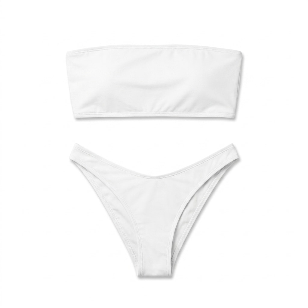 All-Over Print Bandeau Bikini — hero product shot