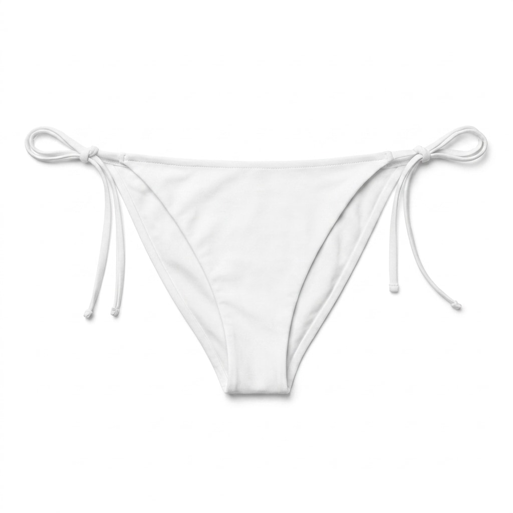 All-Over Print Recycled String Bikini Bottom — hero product shot