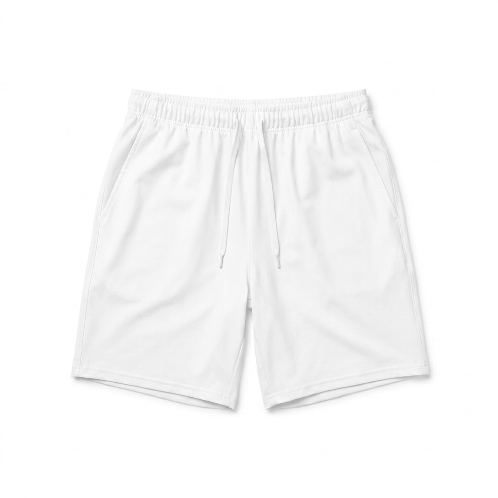 All-Over Print Recycled Swim Trunks — hero product shot