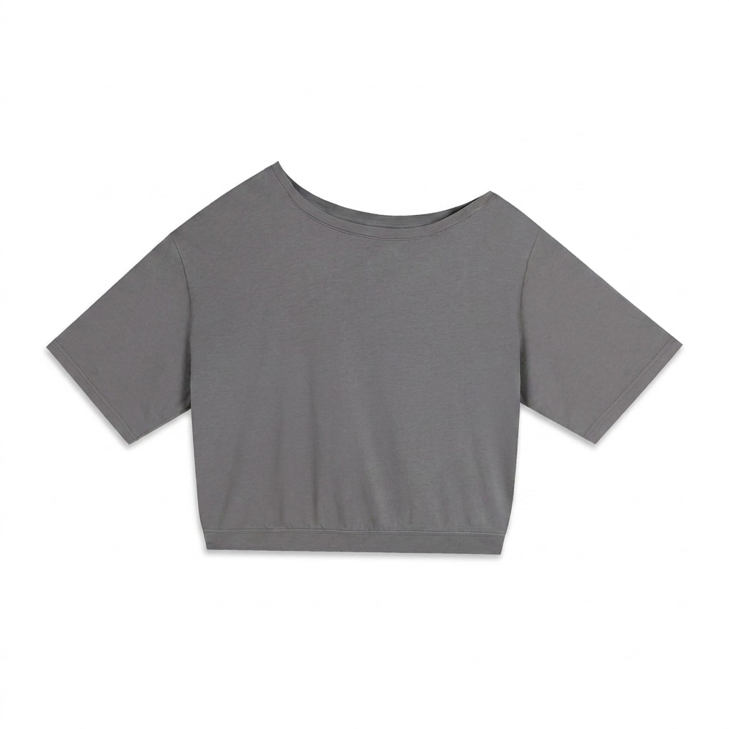 Asymmetric Shoulder Oversized T-Shirt — hero product shot