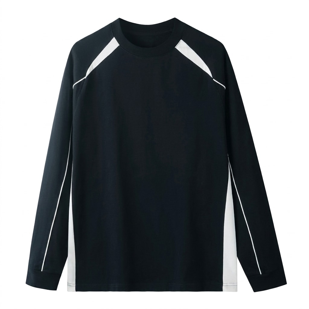Contrast Panel Raglan Sweatshirt — hero product shot