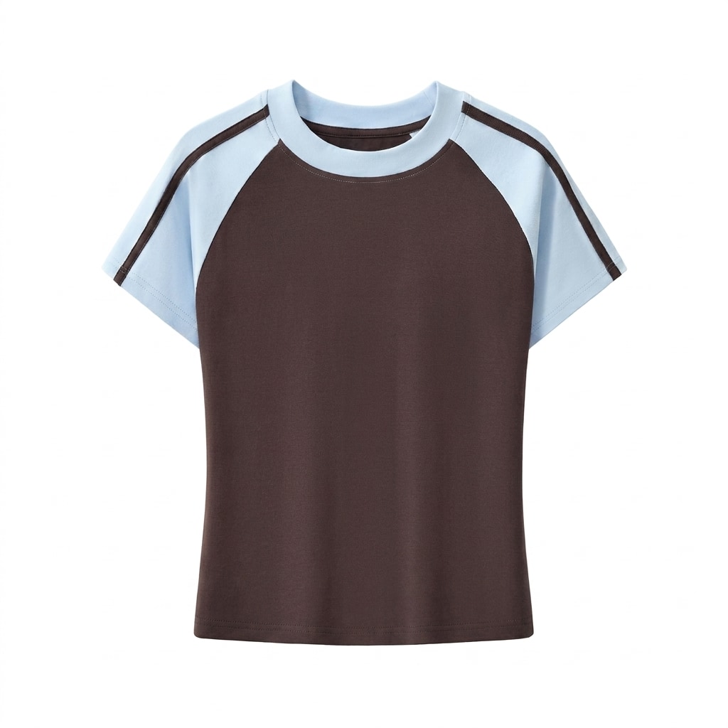 Contrast Stripe Bodycon T-Shirt — hero product shot