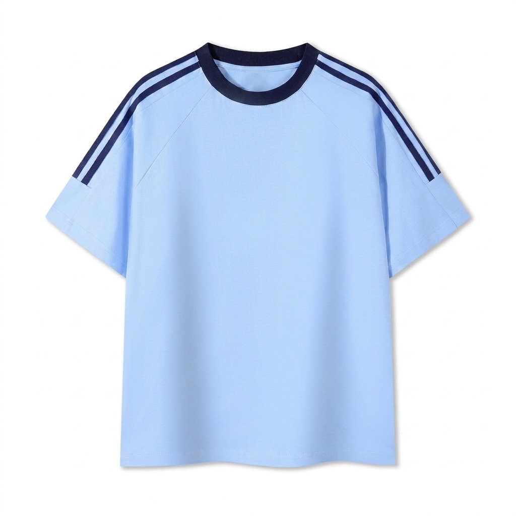 Contrast Tape Crewneck T-Shirt — hero product shot