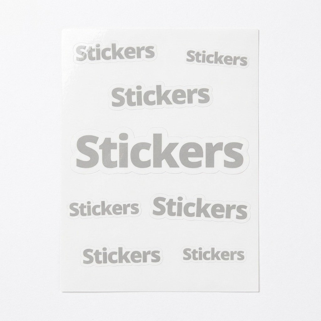 Custom Kiss-Cut Sticker Sheet — hero product shot