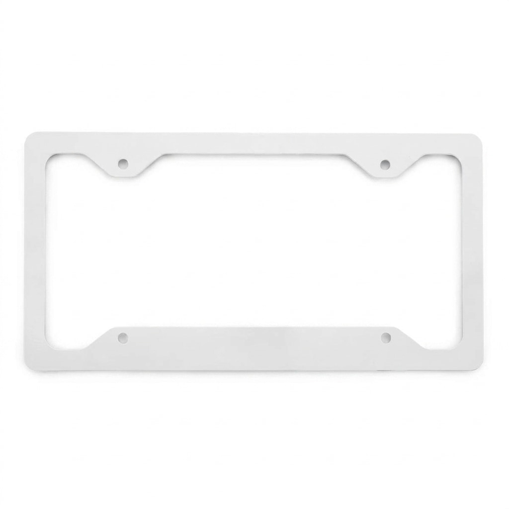 Custom Metal License Plate Frame — hero product shot