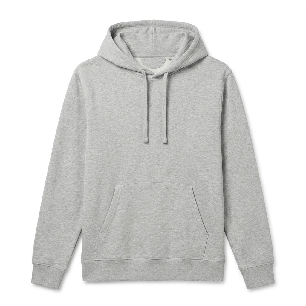 Unisex Organic Mid-Weight Hoodie — hero product shot