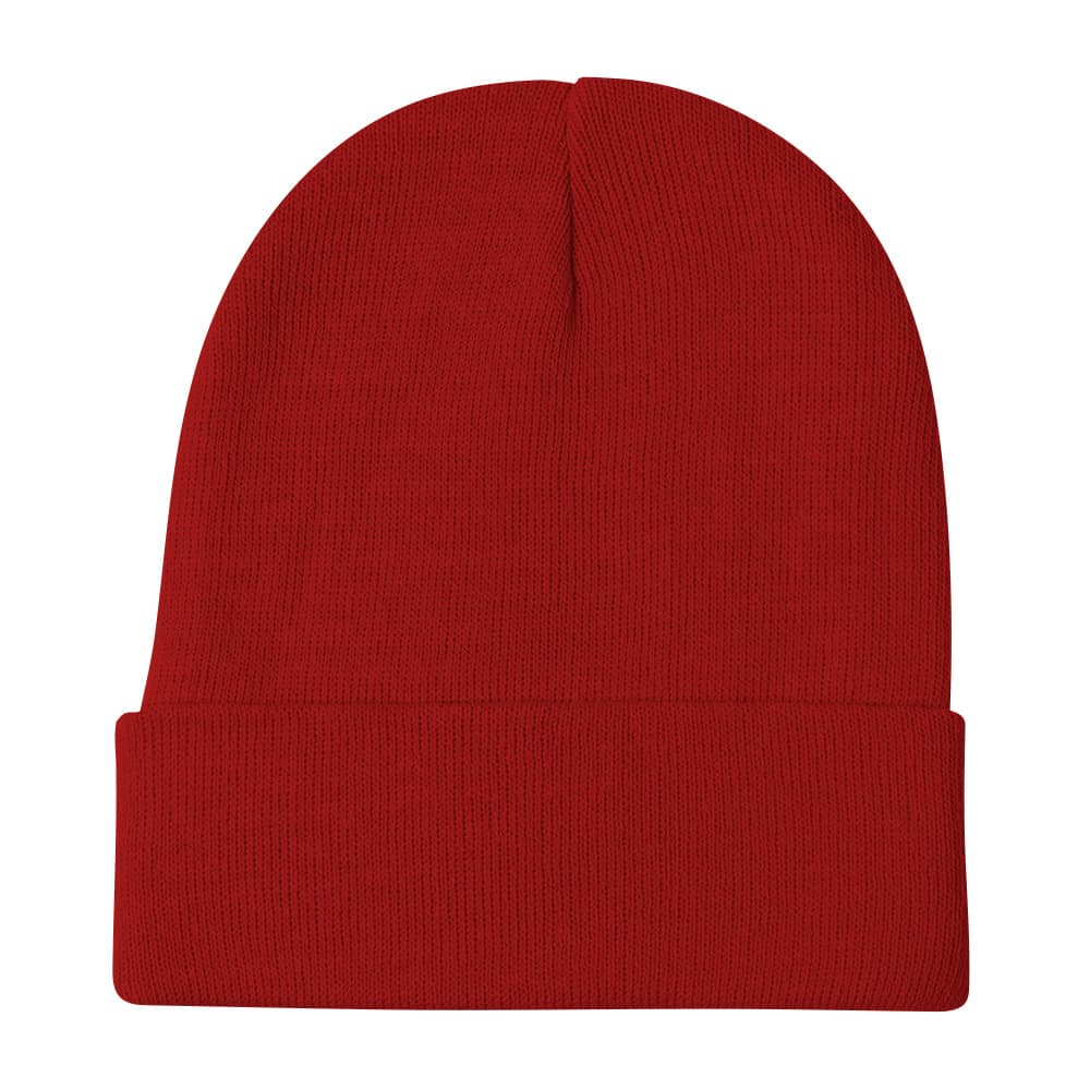 Custom Embroidered Knit Beanie — Hats