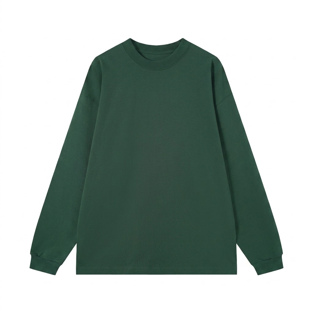 Essential Cotton Long Sleeve T-Shirt — hero product shot