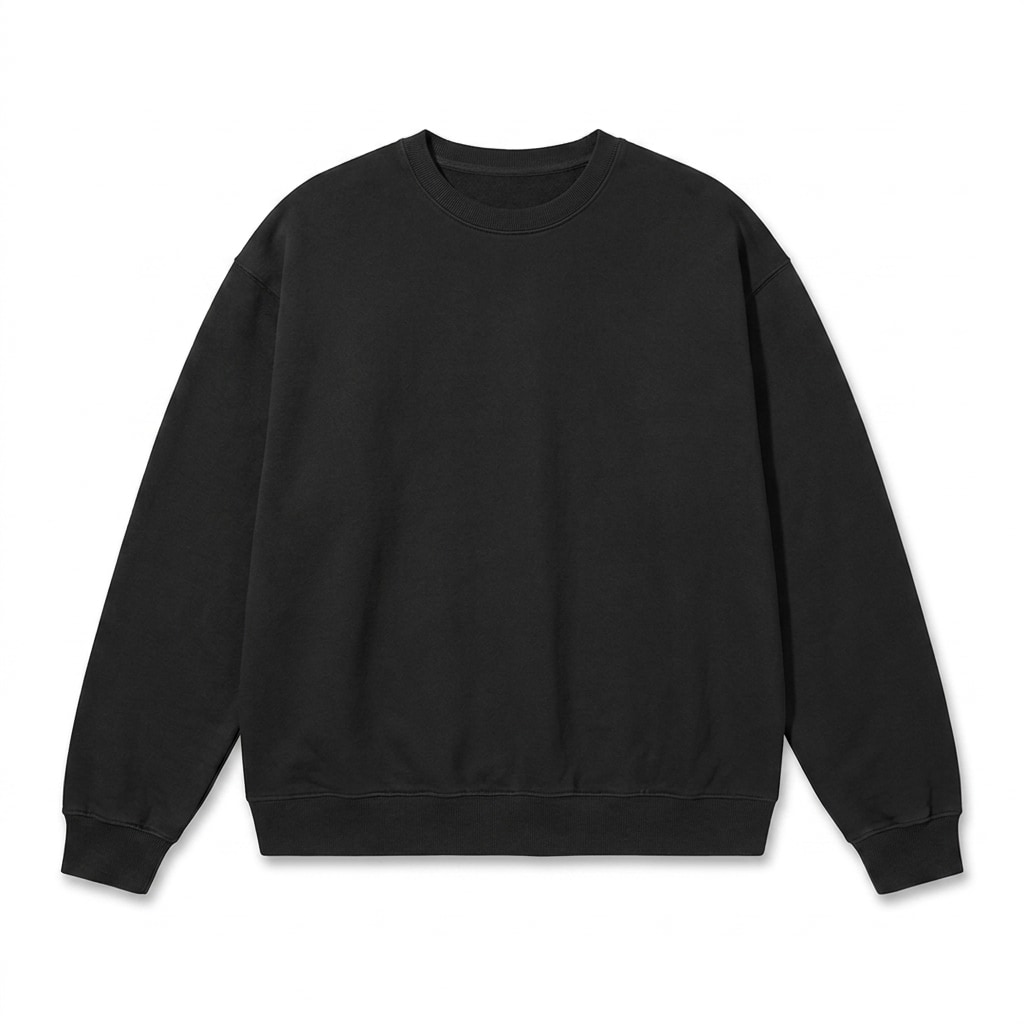 Garment-Dyed Lightweight Fleece Crewneck — hero product shot