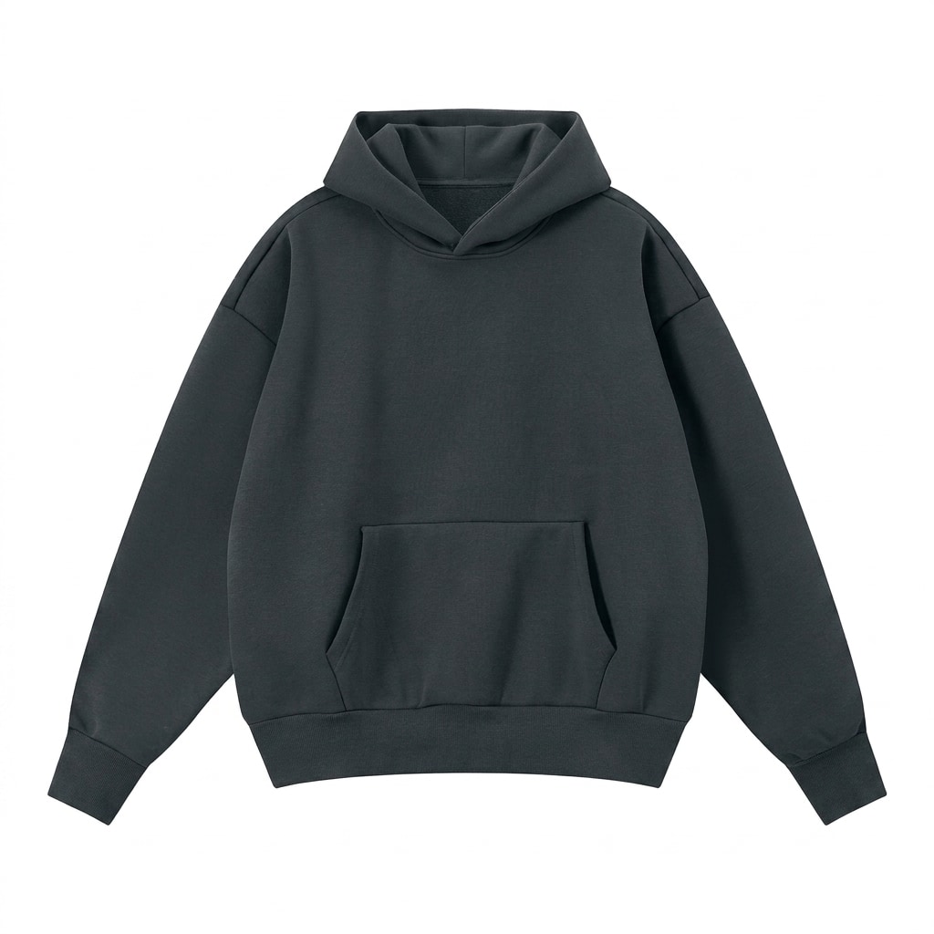 Heavyweight Boxy Fleece Hoodie — hero product shot