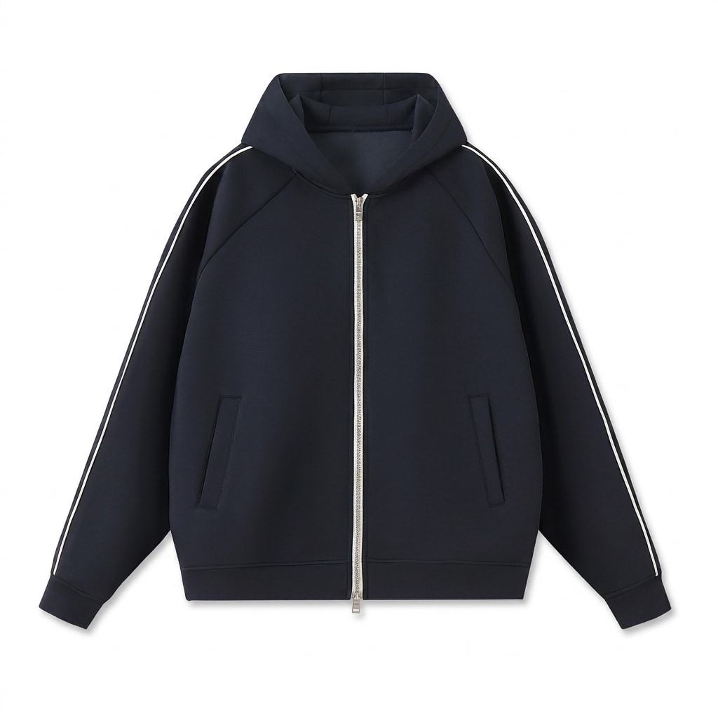 Heavyweight Raglan Zip Hoodie — hero product shot