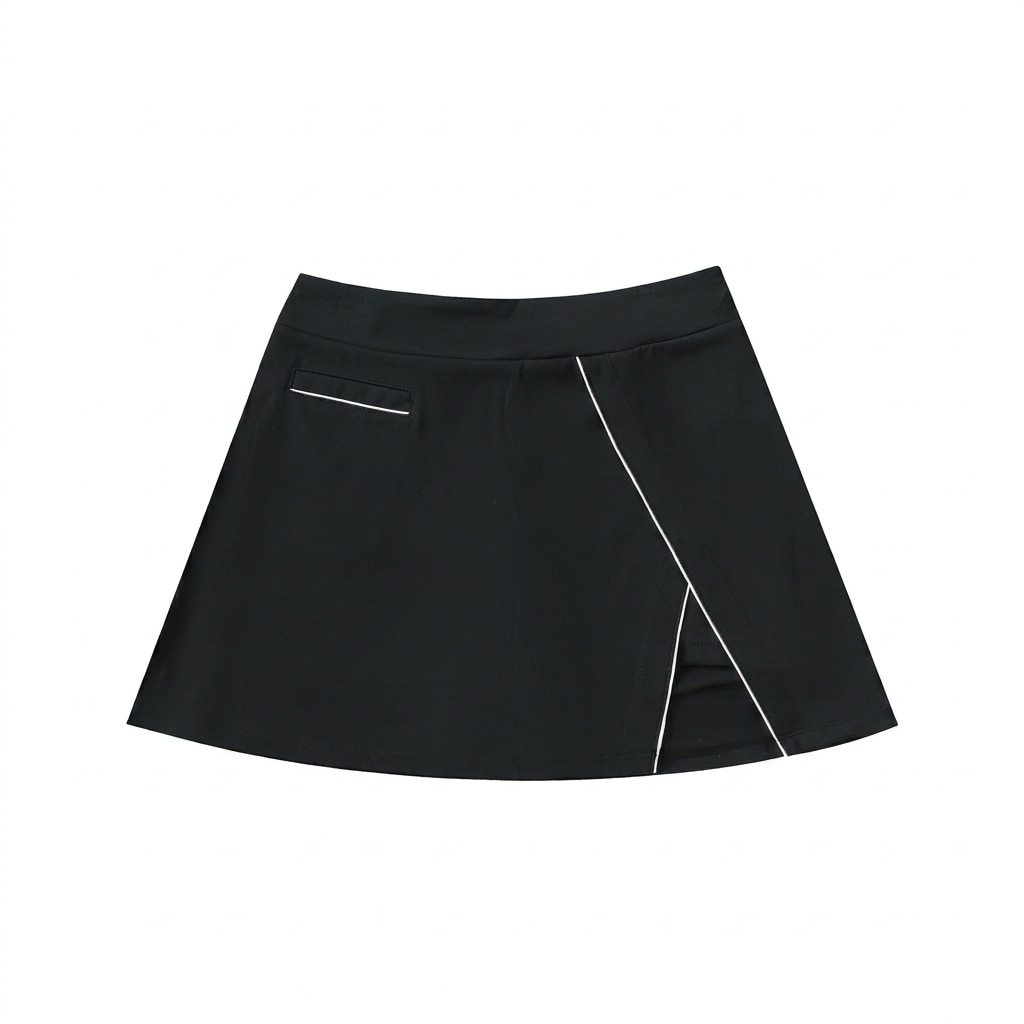 High-Waist Pocketed A-Line Skirt — hero product shot