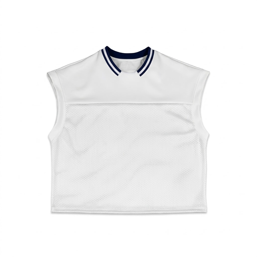 Loose Sleeveless Mesh T-Shirt — hero product shot