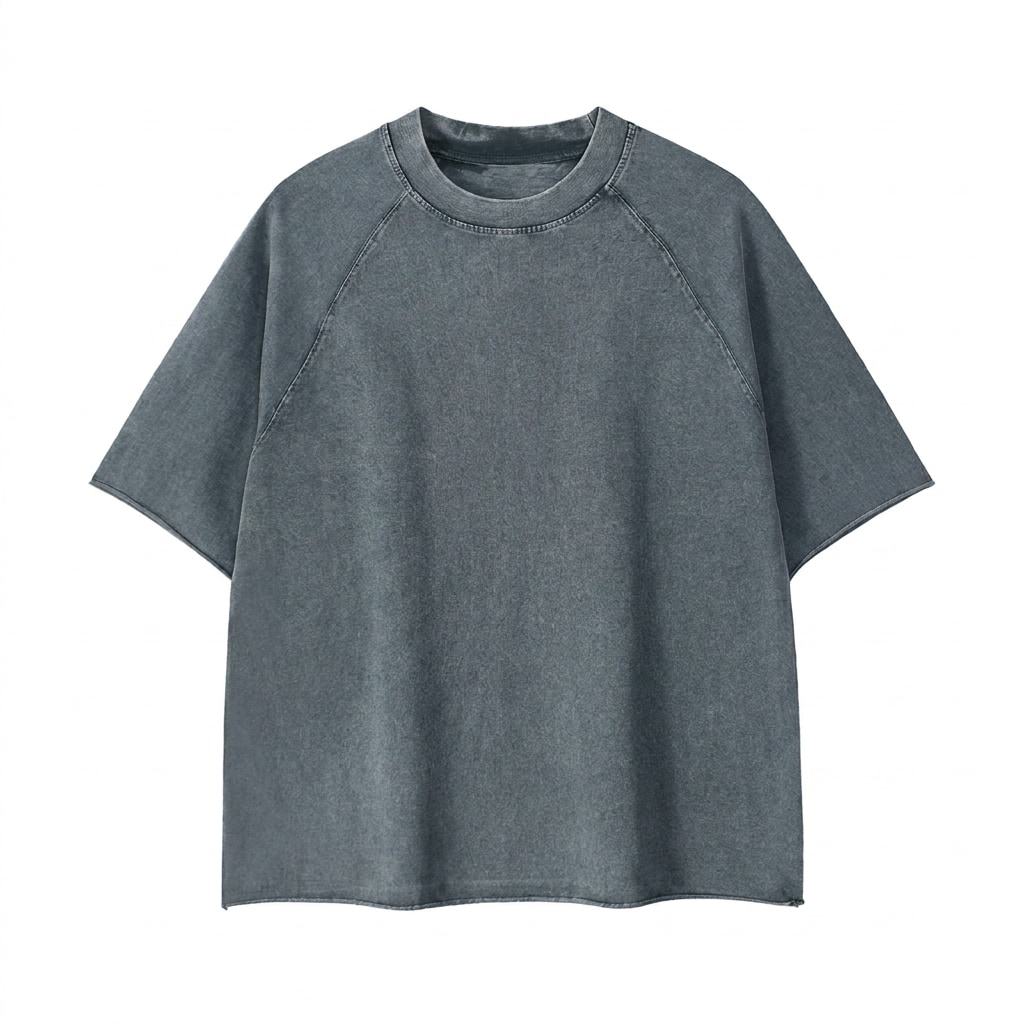 Unisex Mineral Wash Raw Edge T-Shirt — hero product shot
