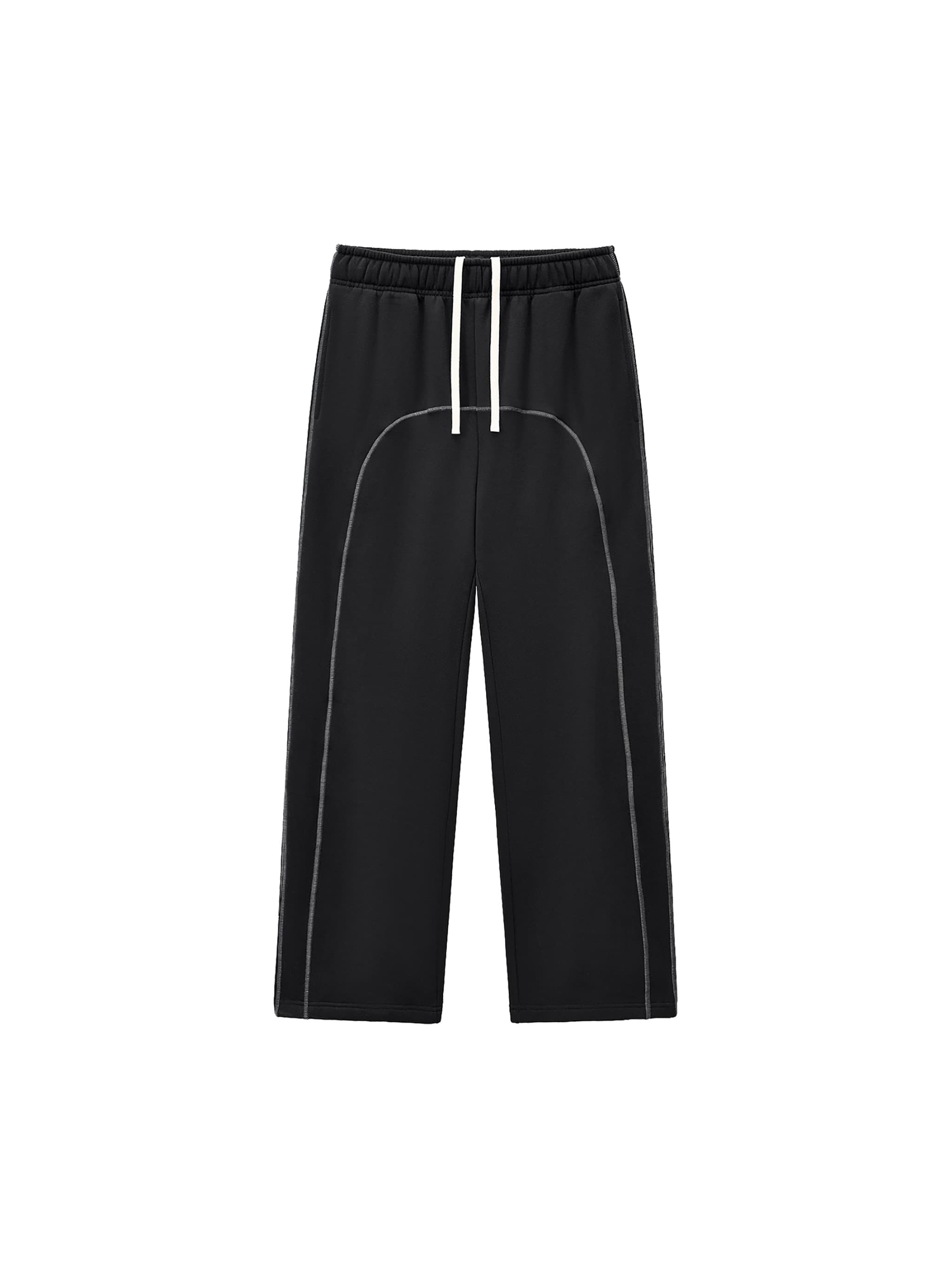 Custom Contrast-Stitch Fleece Sweatpants — Bottoms