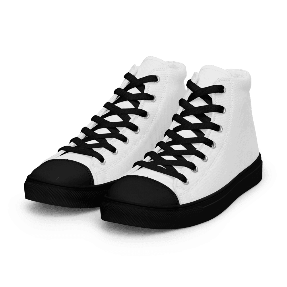 Custom High-Top Canvas Shoes — Accessories