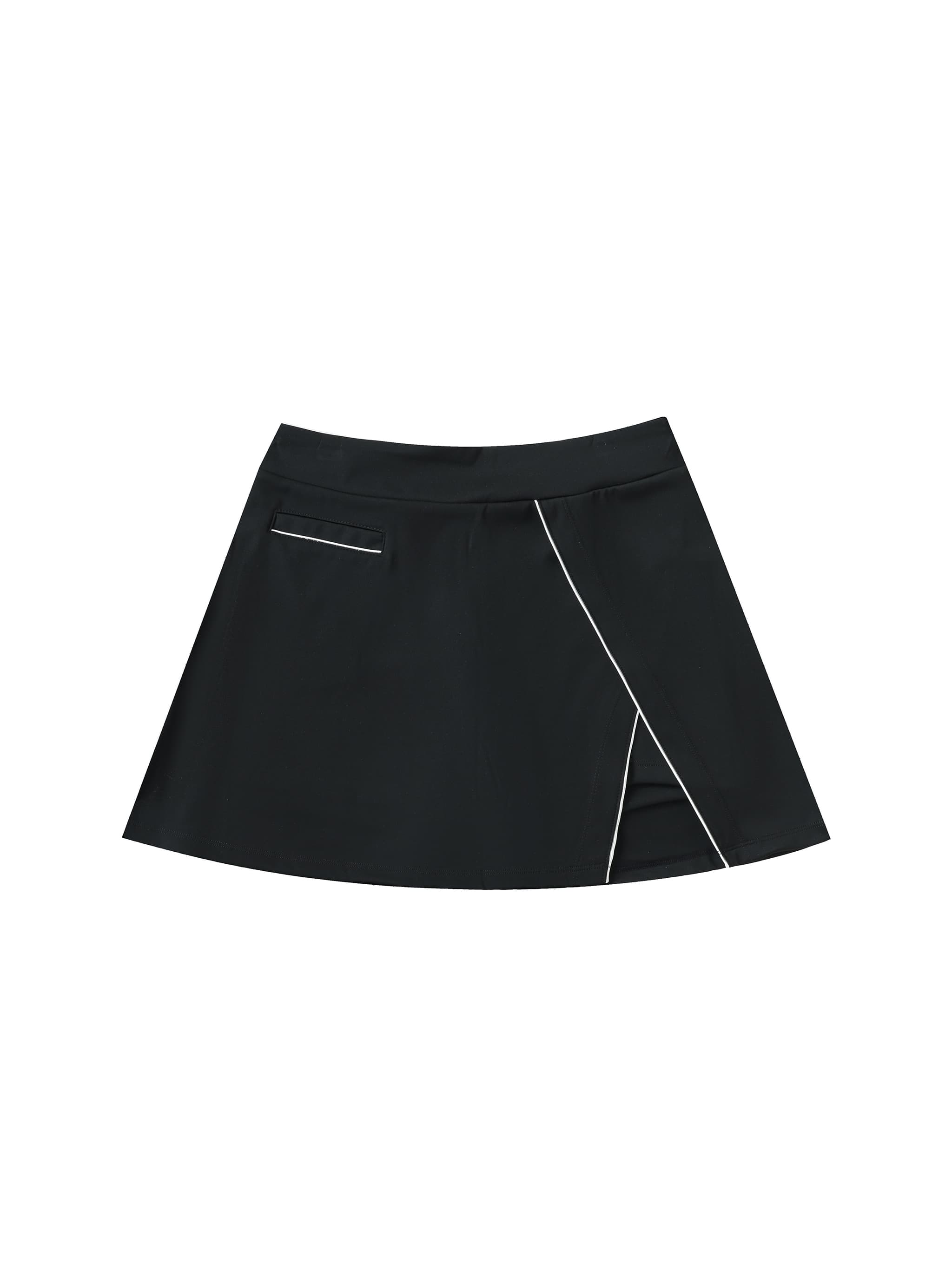Custom High-Waist Pocketed A-Line Skirt — Bottoms